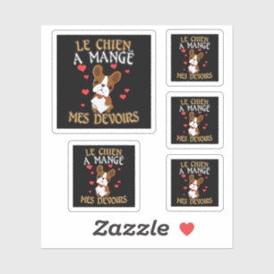 Dog Ate My Homework - Learning French Quote