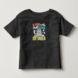 Dog Ate My Homework - Learning Spanish Quote Toddler T-Shirt