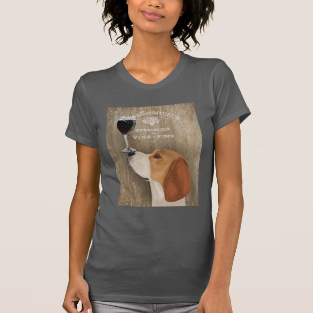 Dog Au Vin Beagle T-Shirt (Front)
