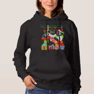 Dog Australian Cattle Christmas Sock  Xmas Pajama  Hoodie