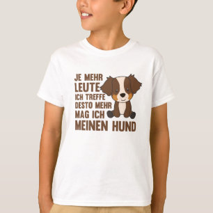 Dog Australian Shepherd Does Not Like People Dogs T-Shirt