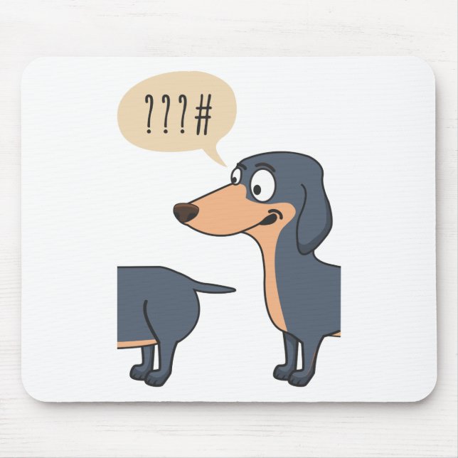 dog back mouse pad (Front)