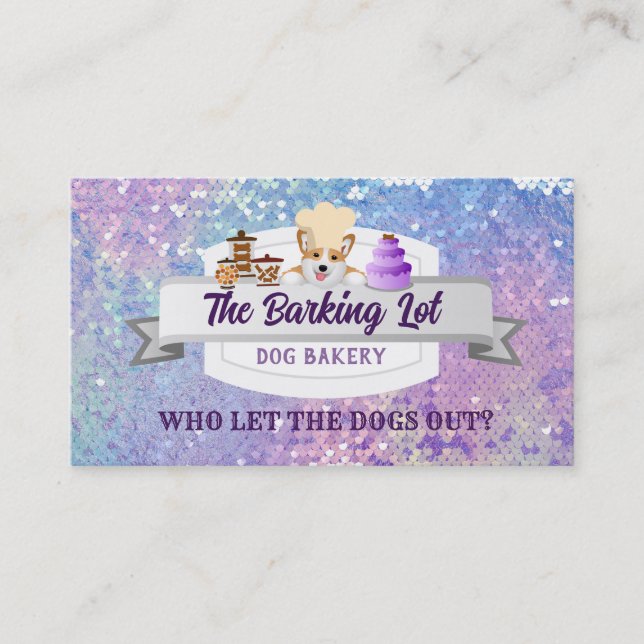 Dog Bakery Business Cards (Front)