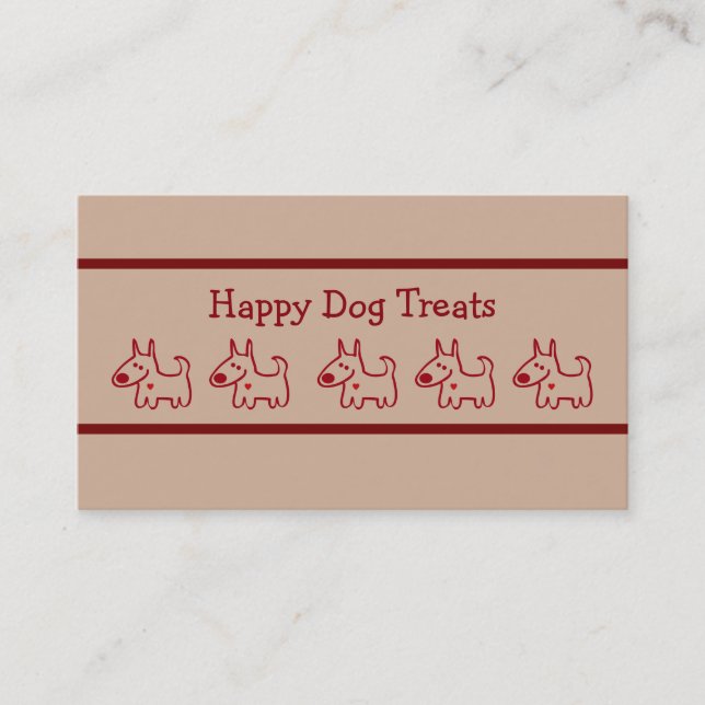 Dog Bakery Business Cards (Front)
