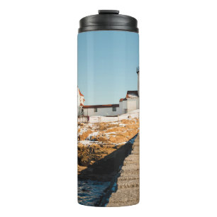 Dog Bar Lighthouse along the ocean coastline of th Thermal Tumbler