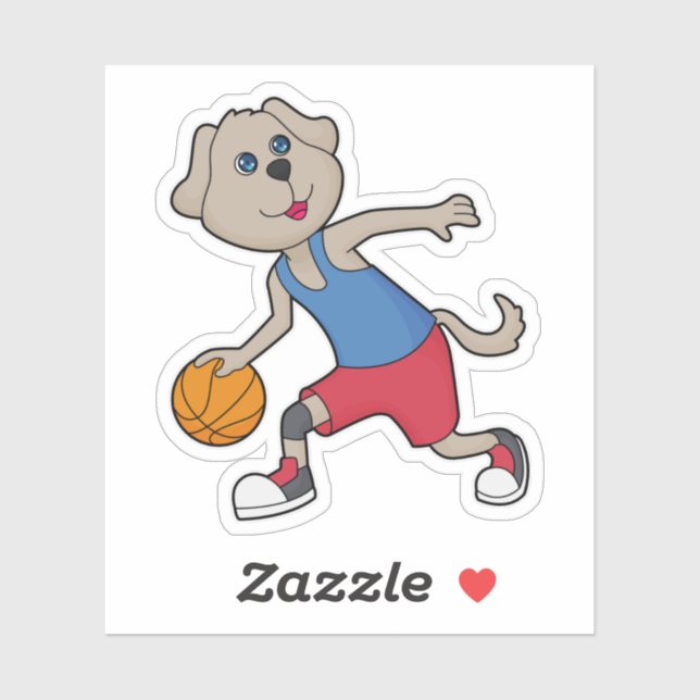 Dog Basketball player Basketball (Sheet)