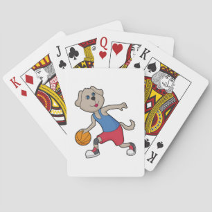Dog Basketball player Basketball Playing Cards