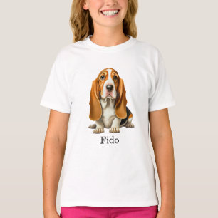 Dog, Basset Hound Template T-Shirt
