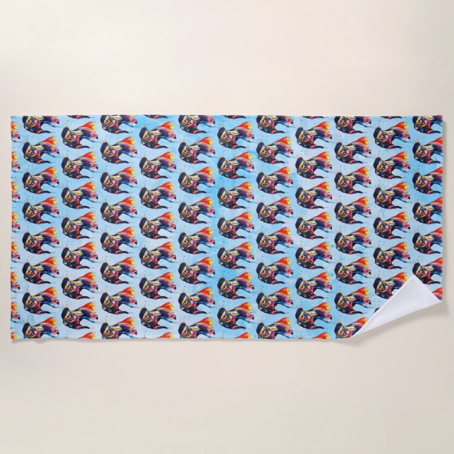 Dog Beach Towel (Front)