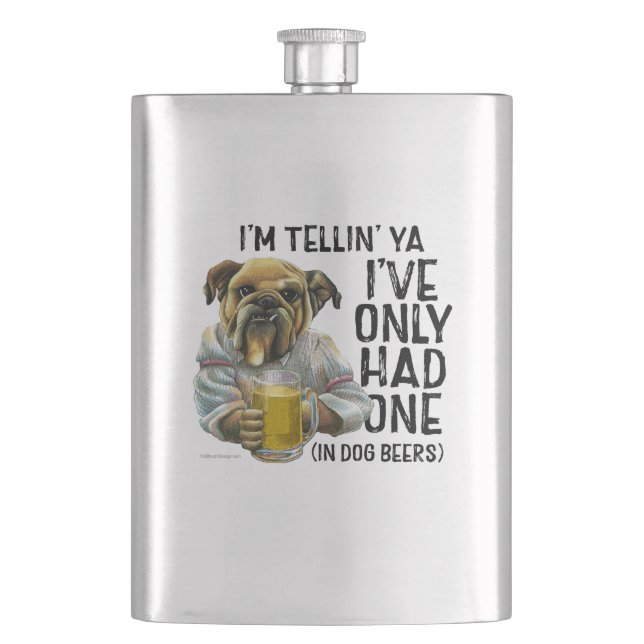 Dog Beers Flask (Front)