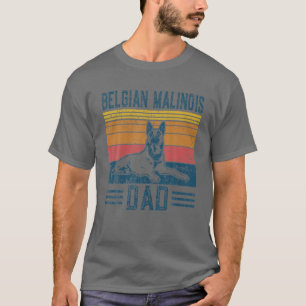Dog Belgian Shepherd Papa - Vintage Belgian Mali T-Shirt