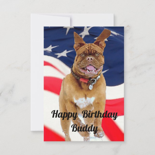 Dog Birthday Card (Front)
