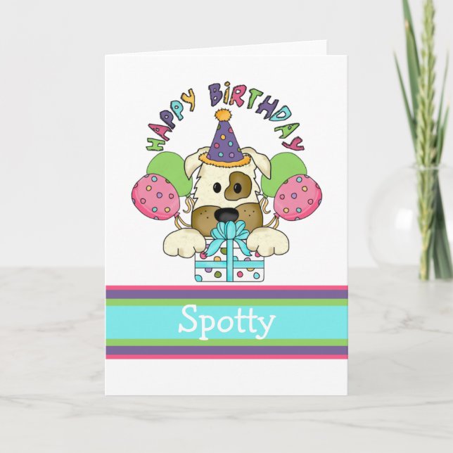 Dog Birthday Card (Front)