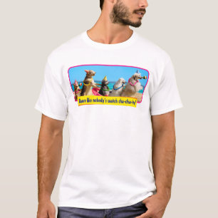 Dog Birthday Party Conga Line T-Shirt