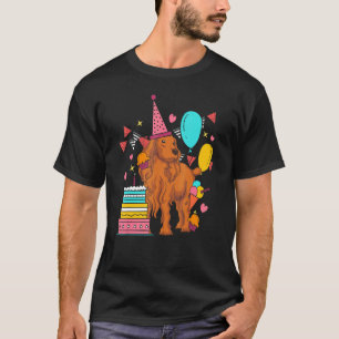 Dog Birthday Party Pet Owner Dog Cocker Spaniel T-Shirt