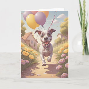 Dog Birthday Wishes Card
