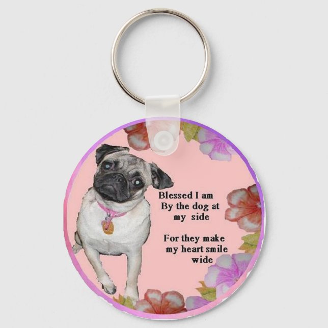Dog Blessing Key Ring (Front)