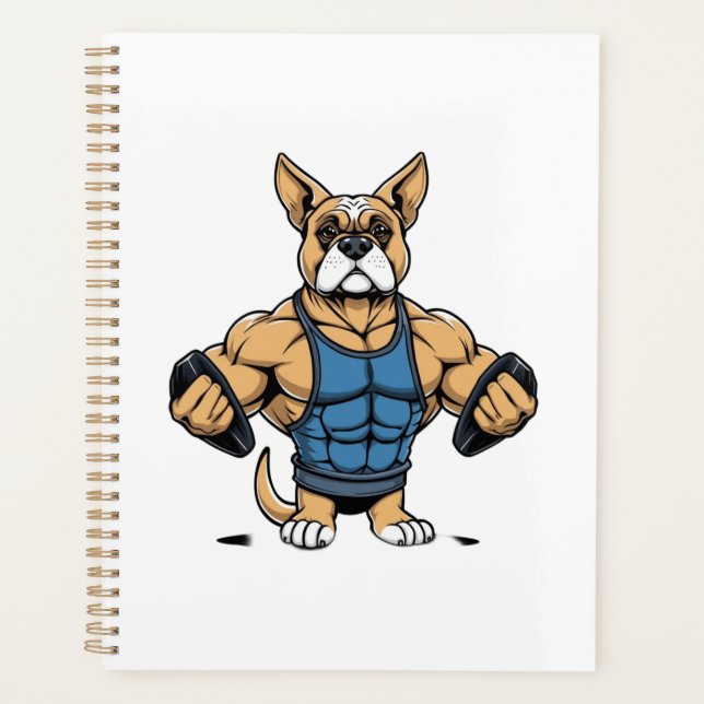 Dog Bodybuilder Planner (Front)
