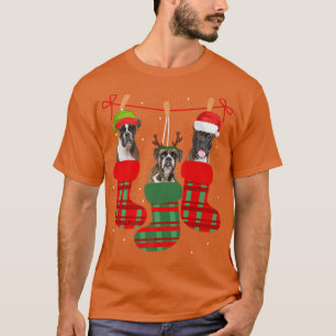Dog Boer Christmas Socks Funny Xmas Pajama Pet Pup T-Shirt