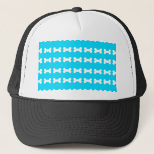 dog bone background pet trucker hat