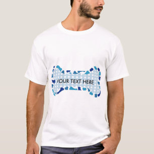 Dog Bone (Blue) T-shirt