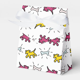 Dog Bone Graffiti Style Choose Colour Favour Box 2
