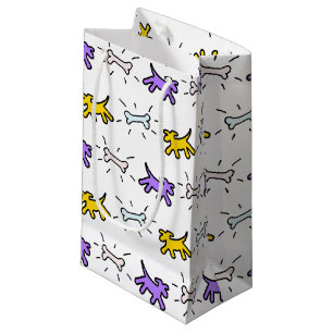 Dog Bone Graffiti Style Choose Colour S Gift Bag 1