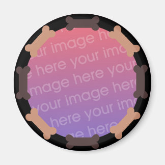 Dog Bone Photo Magnet