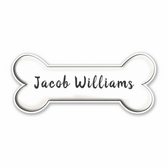 dog bone shape (Front)