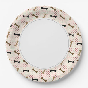 Dog Bones Paper Plates