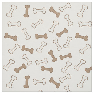 Dog bones pattern fabric