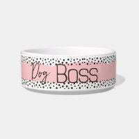 Dog Boss l Girly l Pink Polka Dot, dog 