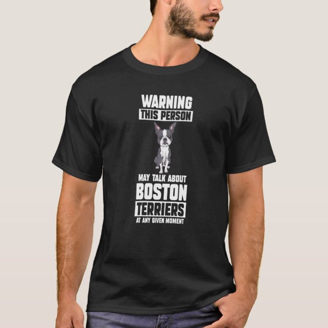 Dog Boston Terrier  1 T-Shirt (Front)