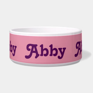 Dog Bowl Abby