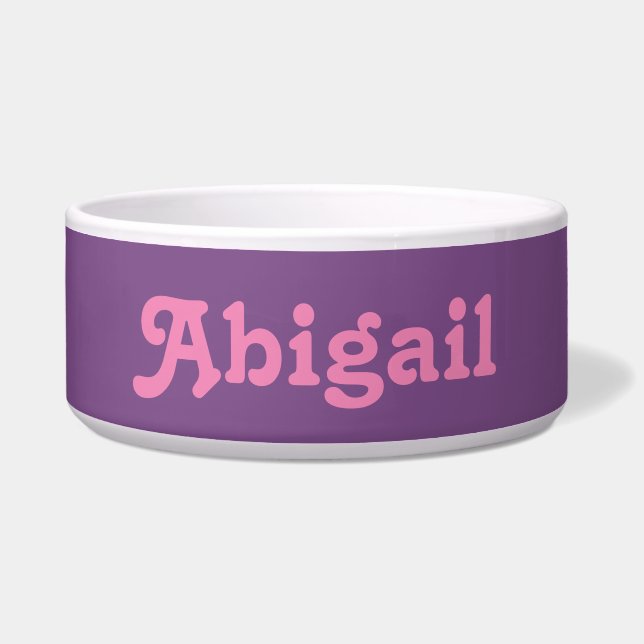 Dog Bowl Abigail (Front)