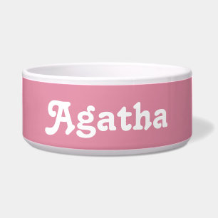 Dog Bowl Agatha
