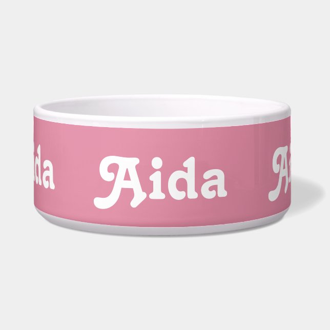Dog Bowl Aida (Front)
