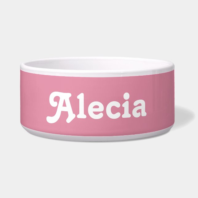 Dog Bowl Alecia (Front)