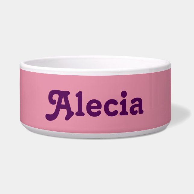 Dog Bowl Alecia (Front)