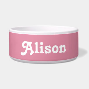 Dog Bowl Alison