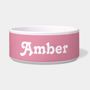 Dog Bowl Amber