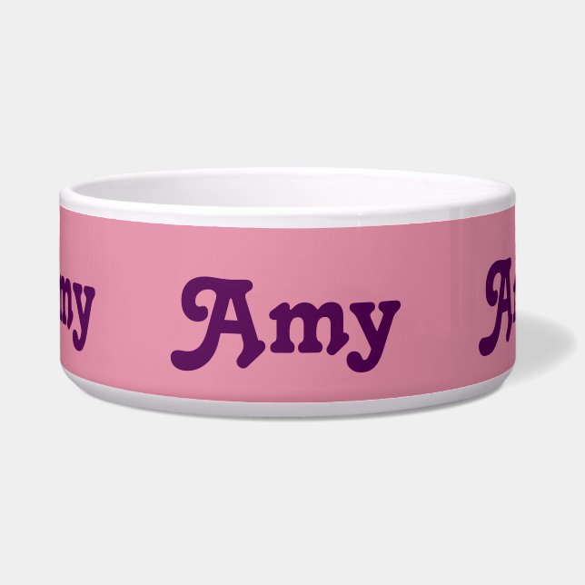 Dog Bowl Amy (Front)