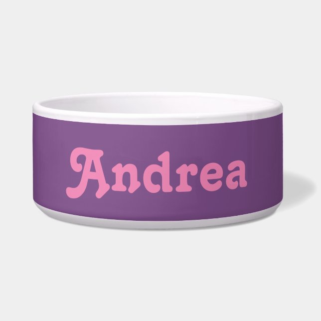 Dog Bowl Andrea (Front)