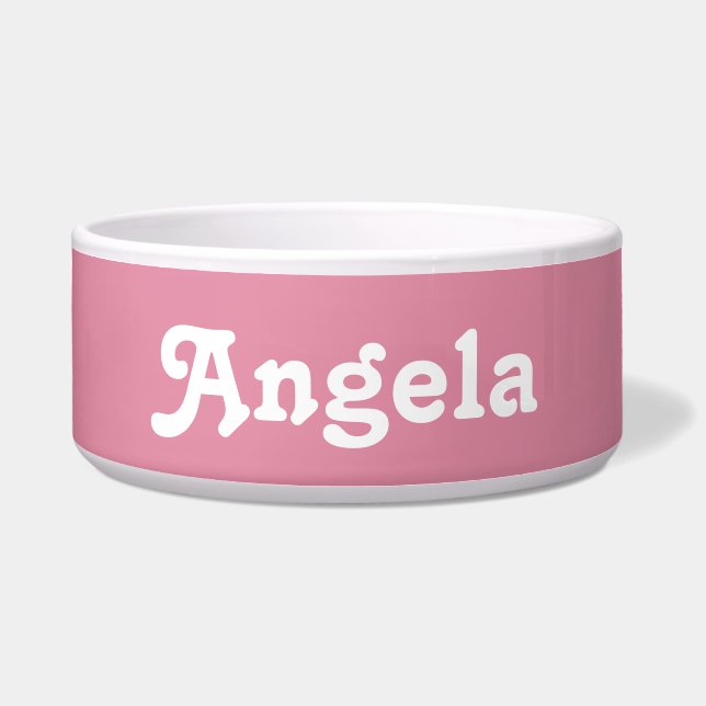 Dog Bowl Angela (Front)