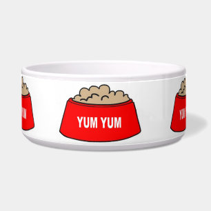 Dog Bowl Food Bowl Red Yum Yum