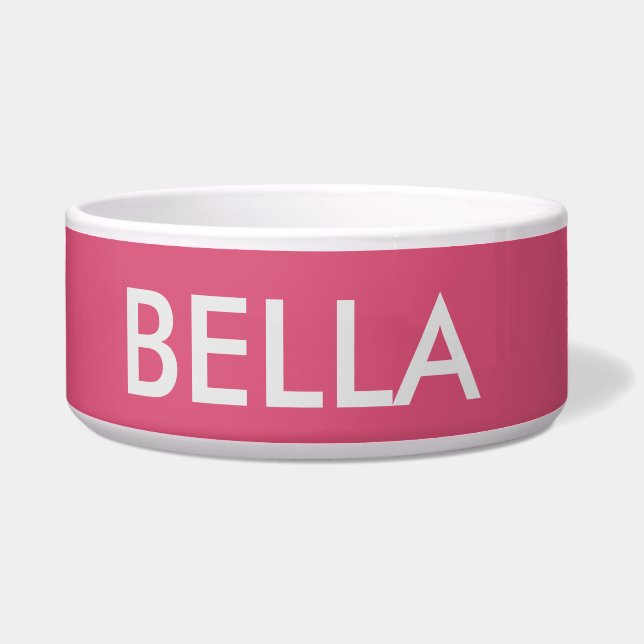 Dog bowl for BELLA (Front)