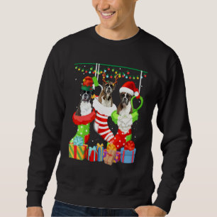 Dog Boxer Christmas Socks Xmas Pajama Pet Puppy Sweatshirt
