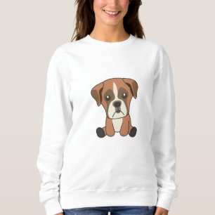 Dog Boxer Puppy Sweet Dogs For Kids Dog Friend Sweatshirt