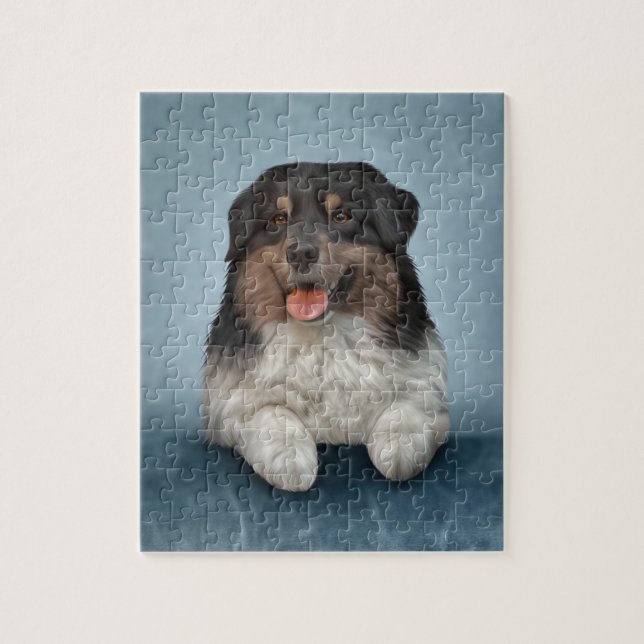 Dog breed Australian Shepherd Jigsaw Puzzle (Vertical)