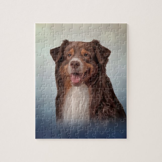 Dog breed Australian Shepherd Jigsaw Puzzle (Vertical)